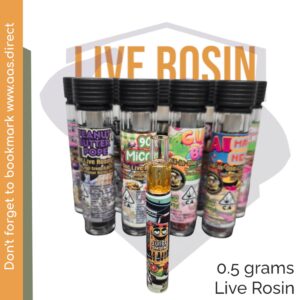 Premium Live Rosin Vape – Half Gram Disposable
