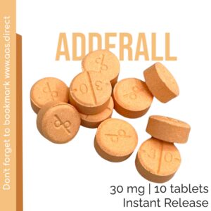 Adderall (Amphetamine)  Tablets 30mg – Silver Packaging