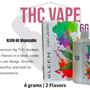 KLEEN 6g Disposable THC Vape – Dual Flavors