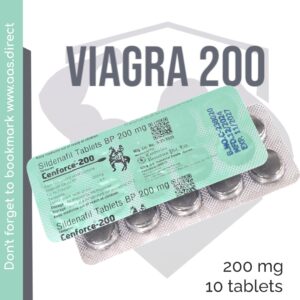 Viagra – Sildenafil Extra Strength – 200mg | 10 tablets